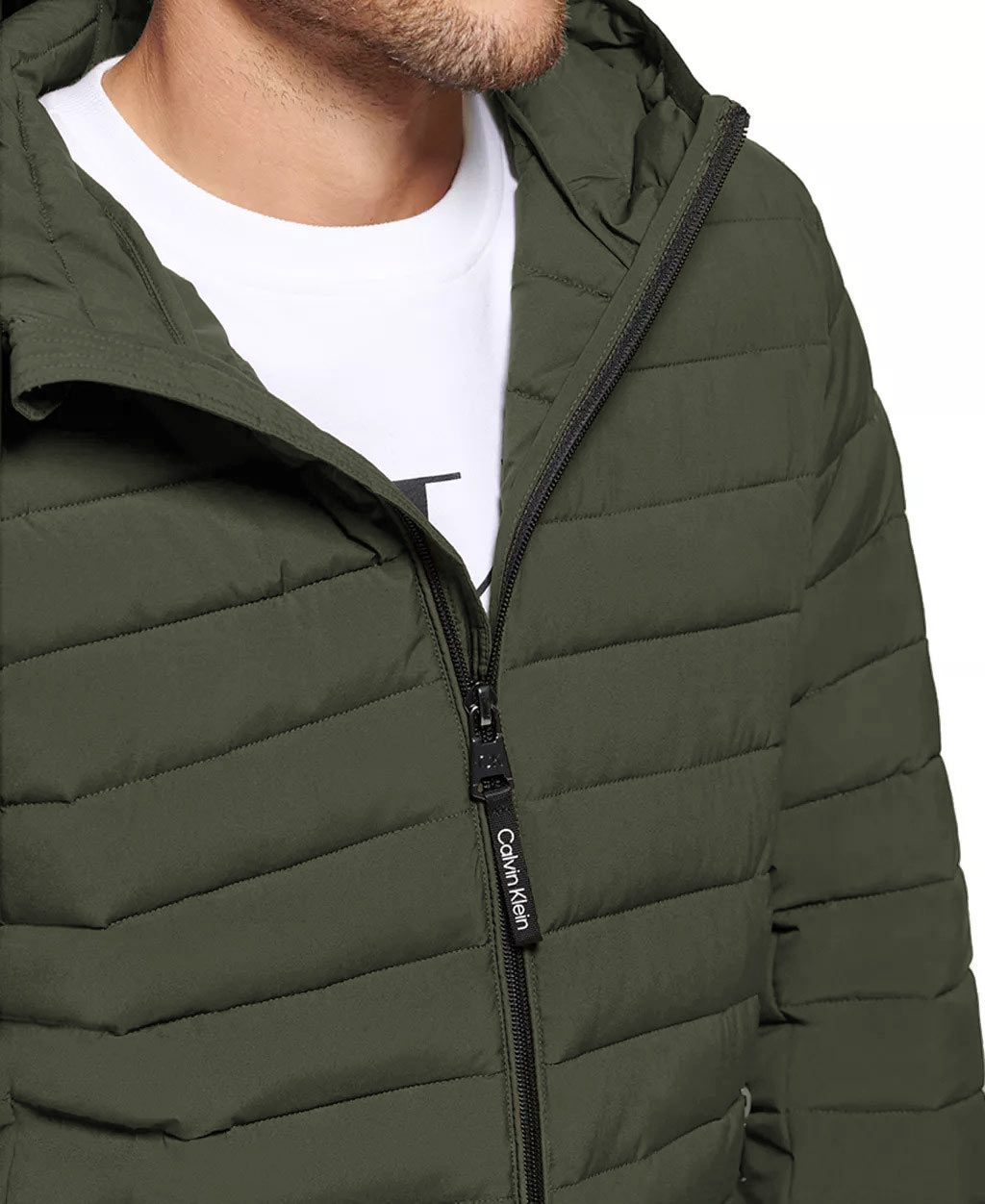 Ultimate Calvin Klein Hooded Packable Puffer Jacket